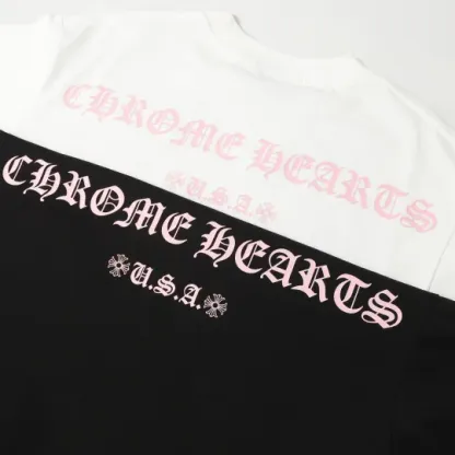 クロムハーツChrome Heart Tシャツ黒&白 綿100% zh0122
