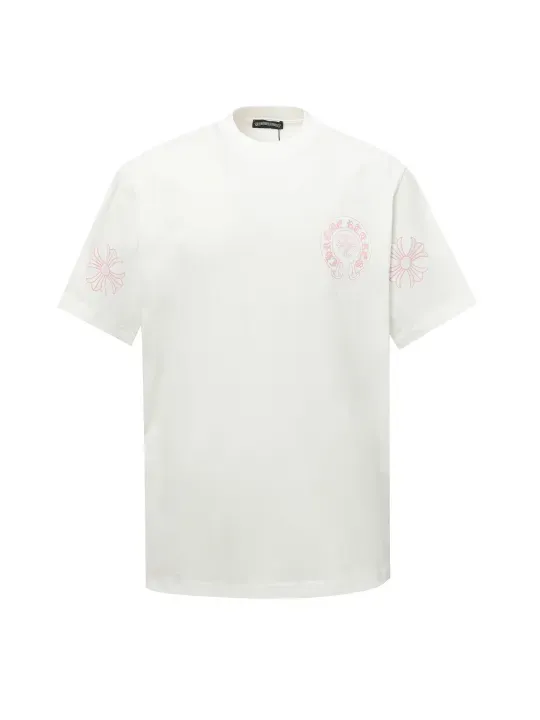 クロムハーツChrome Heart Tシャツ黒&白 綿100% zh0122