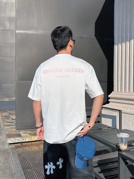 クロムハーツChrome Heart Tシャツ黒&白 綿100% zh0122