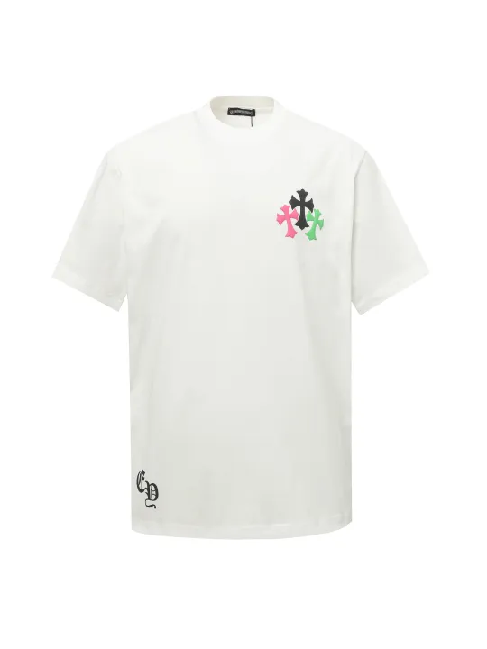 クロムハーツChrome Heart Tシャツ黒&白 綿100% zh0123
