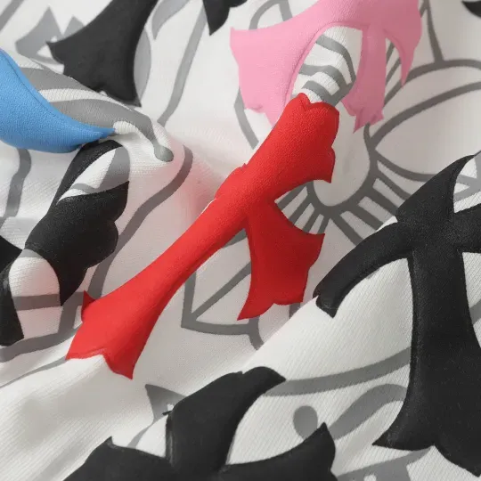 クロムハーツChrome Heart Tシャツ黒&白 綿100% zh0123