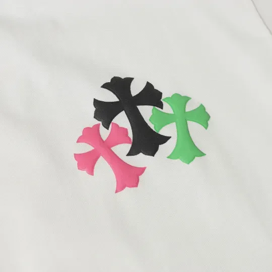 クロムハーツChrome Heart Tシャツ黒&白 綿100% zh0123