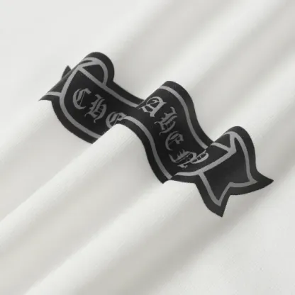 クロムハーツChrome Heart Tシャツ黒&白 綿100% zh0123