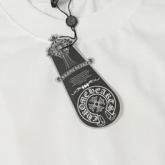 クロムハーツChrome Heart Tシャツ黒&白 綿100% zh0123