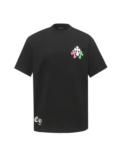 クロムハーツChrome Heart Tシャツ黒&白 綿100% zh0123