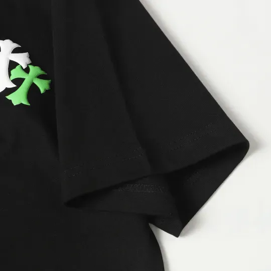 クロムハーツChrome Heart Tシャツ黒&白 綿100% zh0123