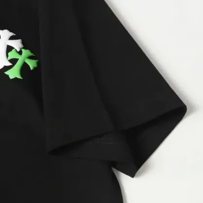 クロムハーツChrome Heart Tシャツ黒&白 綿100% zh0123