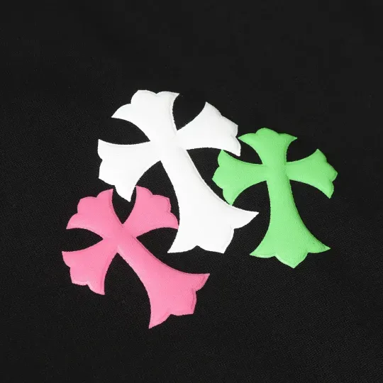 クロムハーツChrome Heart Tシャツ黒&白 綿100% zh0123