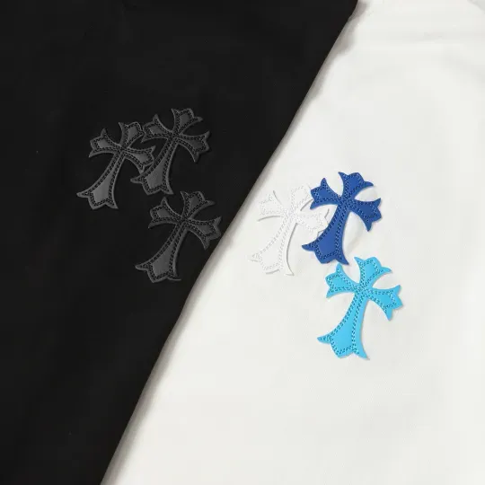 クロムハーツChrome Heart Tシャツ黒&白 綿100% zh0125