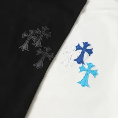 クロムハーツChrome Heart Tシャツ黒&白 綿100% zh0125