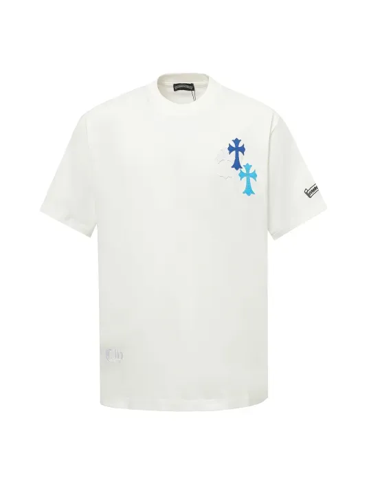 クロムハーツChrome Heart Tシャツ黒&白 綿100% zh0125