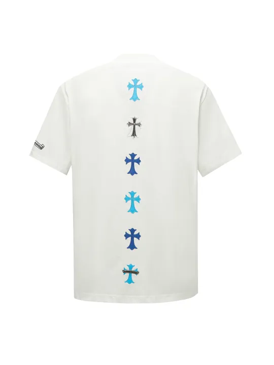 クロムハーツChrome Heart Tシャツ黒&白 綿100% zh0125