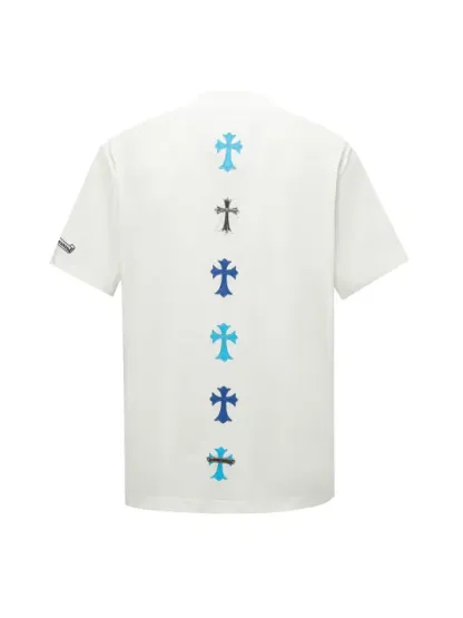 クロムハーツChrome Heart Tシャツ黒&白 綿100% zh0125