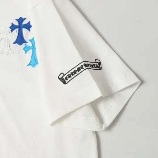 クロムハーツChrome Heart Tシャツ黒&白 綿100% zh0125