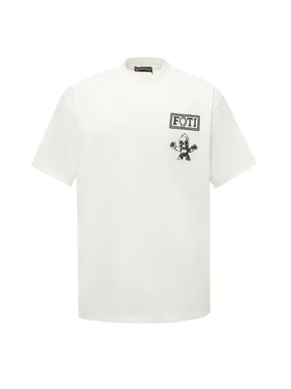 クロムハーツChrome Heart Tシャツ黒&白 綿100% zh0126