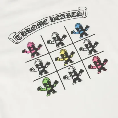 クロムハーツChrome Heart Tシャツ黒&白 綿100% zh0126