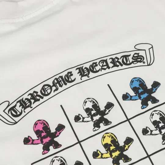 クロムハーツChrome Heart Tシャツ黒&白 綿100% zh0126