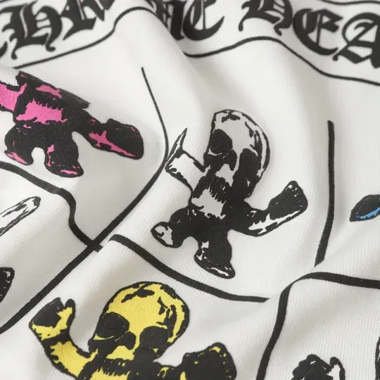 クロムハーツChrome Heart Tシャツ黒&白 綿100% zh0126