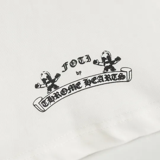 クロムハーツChrome Heart Tシャツ黒&白 綿100% zh0126