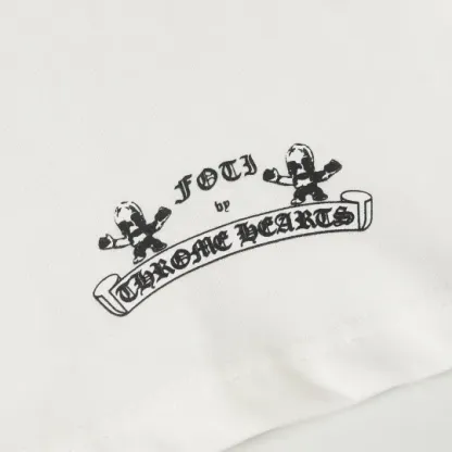 クロムハーツChrome Heart Tシャツ黒&白 綿100% zh0126