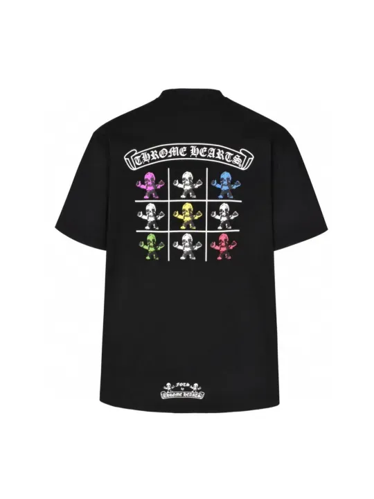 クロムハーツChrome Heart Tシャツ黒&白 綿100% zh0126