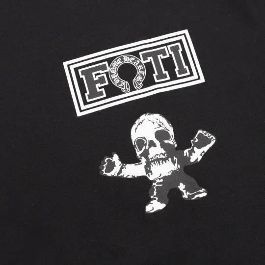 クロムハーツChrome Heart Tシャツ黒&白 綿100% zh0126