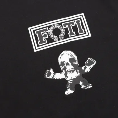 クロムハーツChrome Heart Tシャツ黒&白 綿100% zh0126