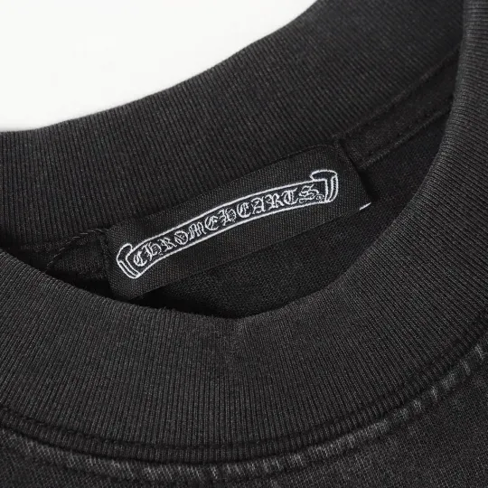 Chrome Heart クロムハーツ Tシャツ 黒 綿100% zH0127