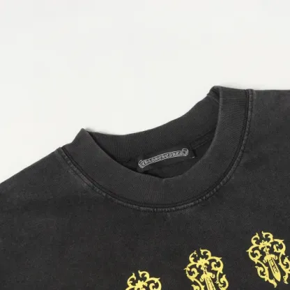 Chrome Heart クロムハーツ Tシャツ 黒 綿100% zH0127