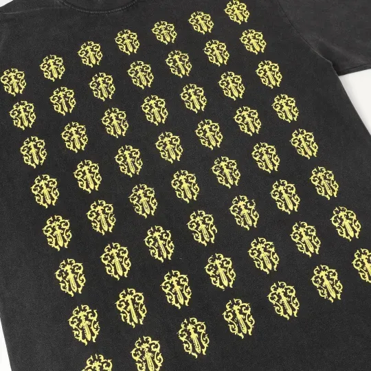 Chrome Heart クロムハーツ Tシャツ 黒 綿100% zH0127