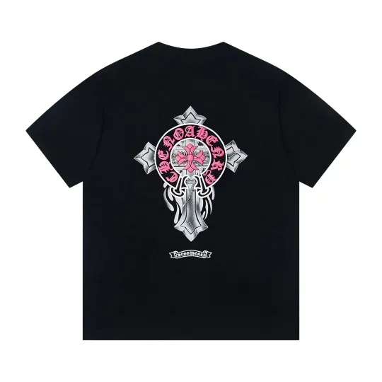 クロムハーツChrome Heart Tシャツ 黒&白 2色 綿100% zh0114