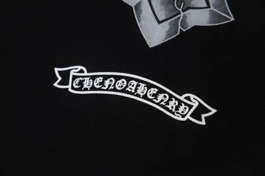 クロムハーツChrome Heart Tシャツ　黒&白 2色　綿100% zh0114