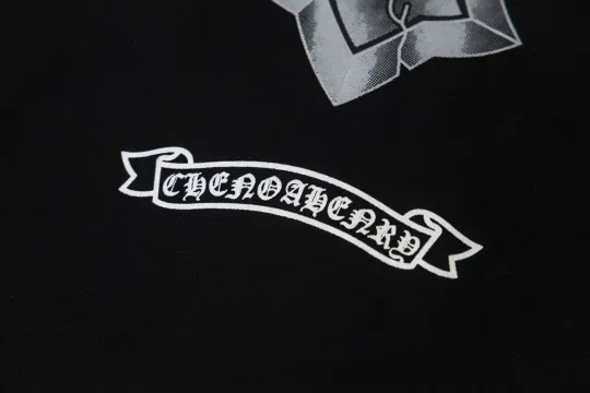 クロムハーツChrome Heart Tシャツ　黒&白 2色　綿100% zh0114