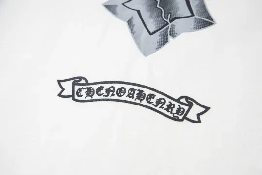 クロムハーツChrome Heart Tシャツ　黒&白 2色　綿100% zh0114