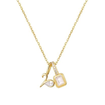 十二星座星辰石｜星座符號項鍊｜長40+5公分