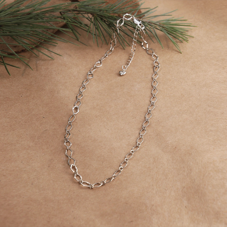 萬能疊戴｜環環相扣鎖骨鍊 40公分+5公分延長鍊