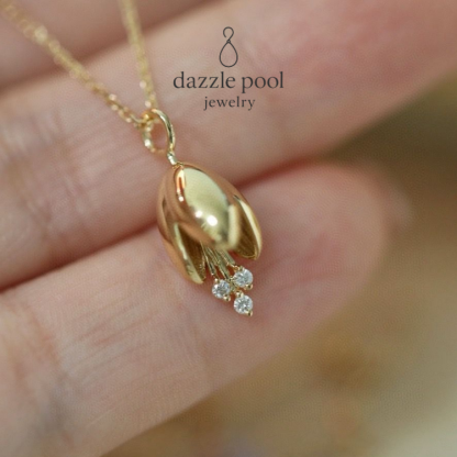 鈴蘭花仙子項鍊｜長45公分鎖骨鏈