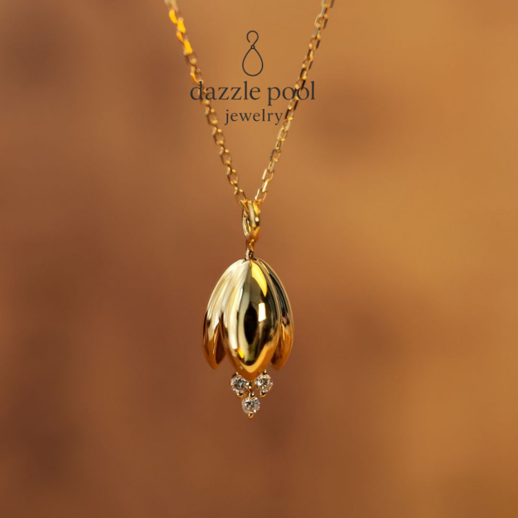 鈴蘭花仙子項鍊｜長45公分鎖骨鏈