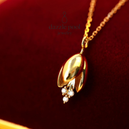 鈴蘭花仙子項鍊｜長45公分鎖骨鏈