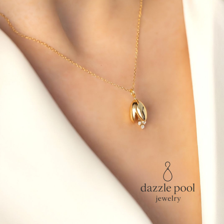 鈴蘭花仙子項鍊｜長45公分鎖骨鏈