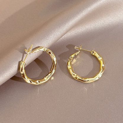 莫奈花园油画风爱心花朵珍珠耳环时尚气质耳钉法式甜美小清新耳饰