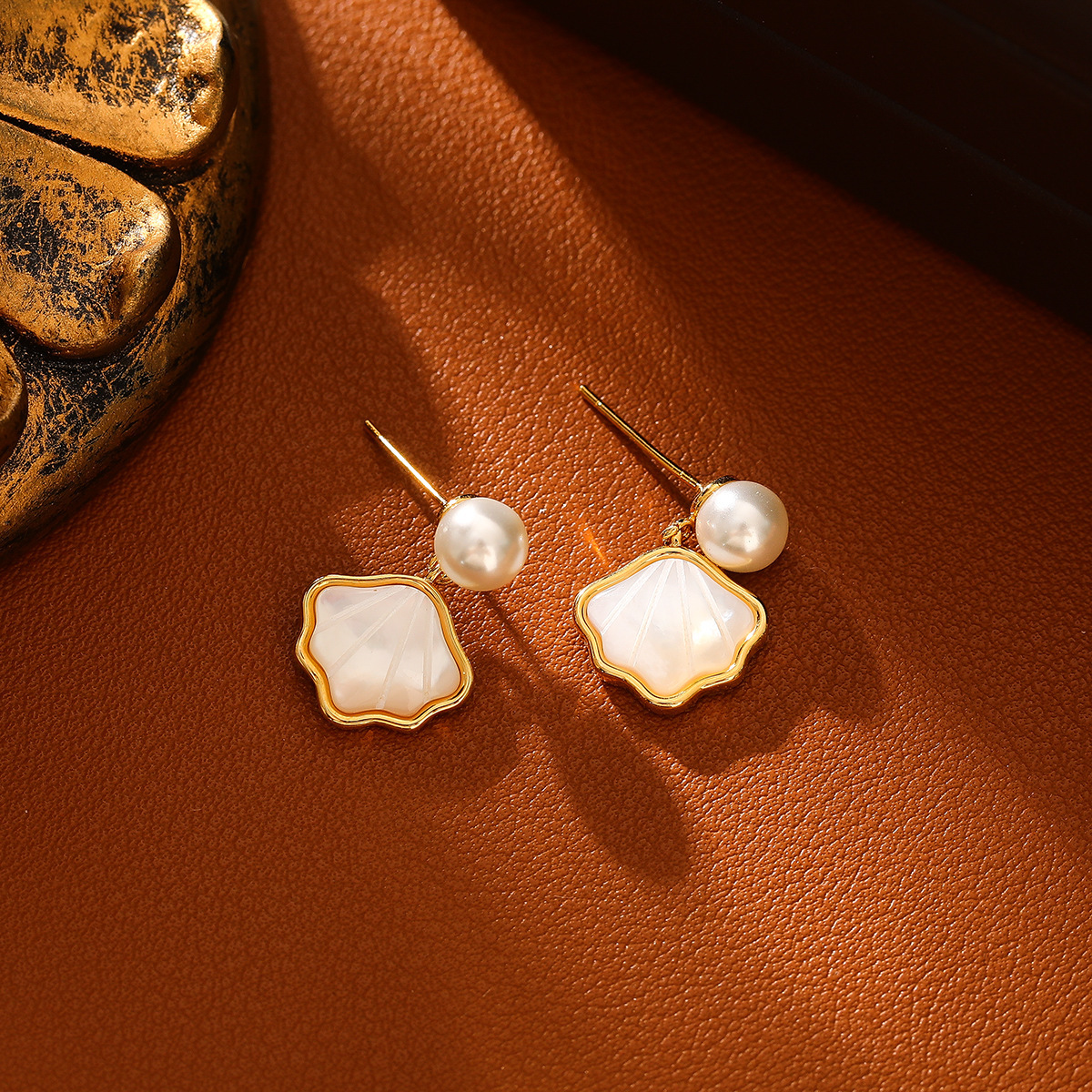 18k贝壳吊坠珍珠项链｜轻奢高级感锁骨链