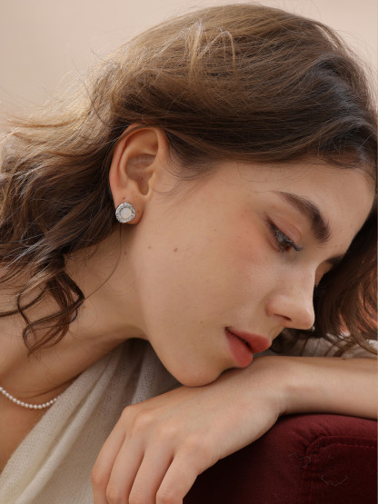 新年系列｜祥瑞·鴻運·納彩耳釘【銀色】