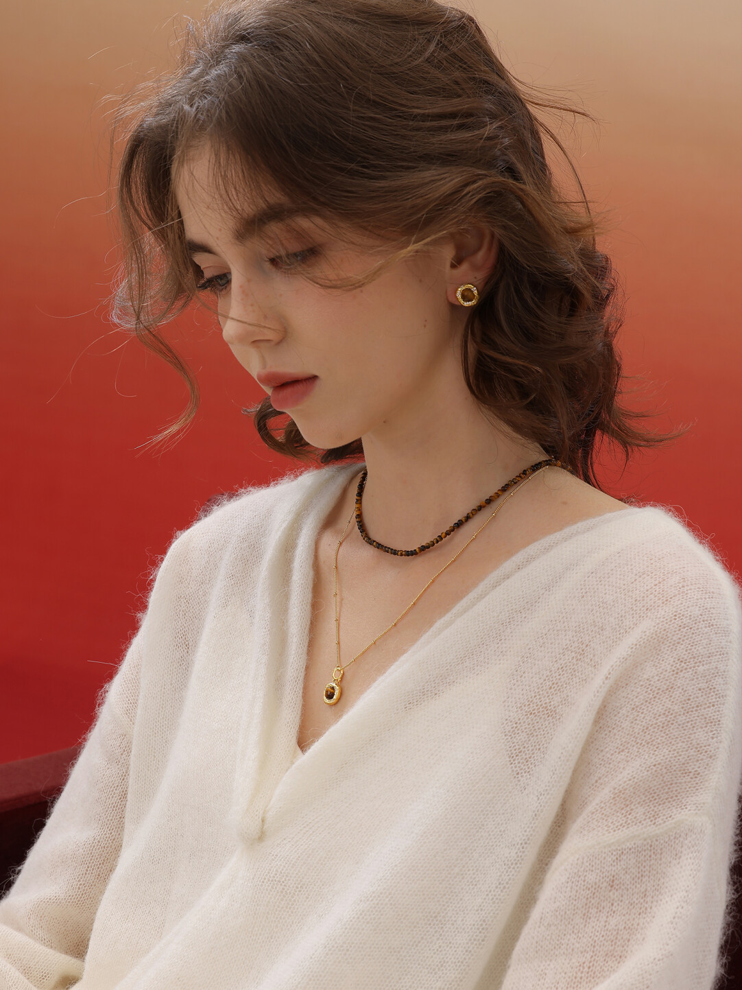 新年系列｜祥瑞·鴻運·納彩耳釘【銀色】