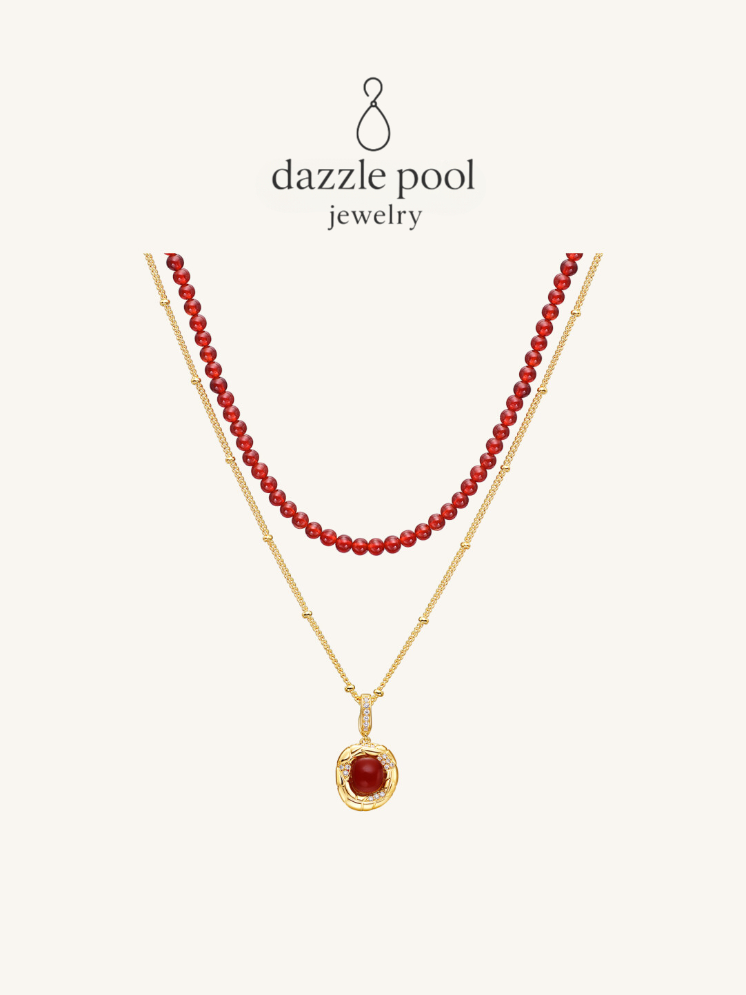 新年系列｜祥瑞&鴻運&納財雙層疊鏈