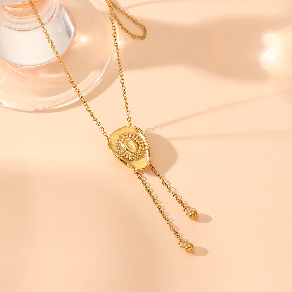 帽子流蘇項鍊毛衣鏈輕奢小衆配飾