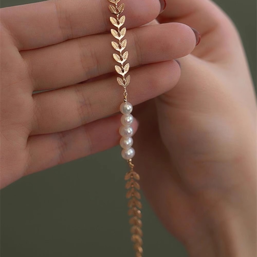 穗光｜麥穗珍珠手鍊｜長17cm+5cm延長鏈
