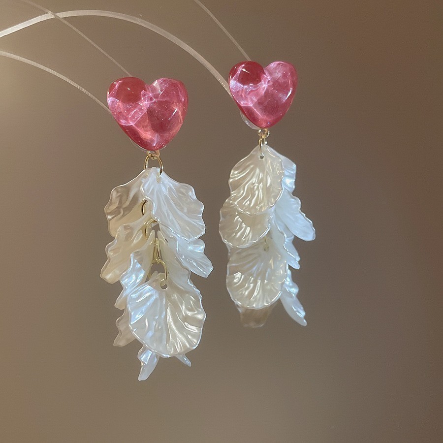 銀針珍珠耳環復古輕奢耳墜/清新甜美高级感耳飾