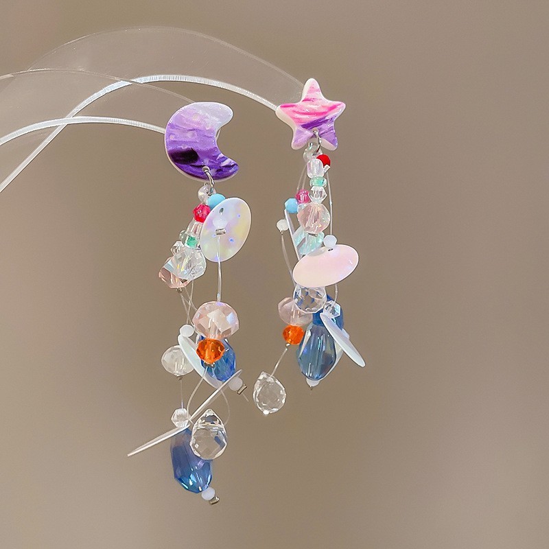 銀針珍珠耳環復古輕奢耳墜/清新甜美高级感耳飾