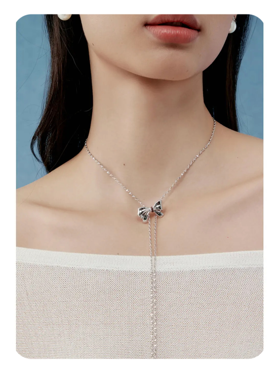 流蘇蝴蝶項鍊｜蜻蜒鎖骨鏈｜百搭高級毛衣鏈